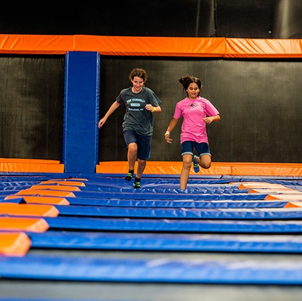 Our indoor trampoline park in Raleigh, NC is the perfect place to bounce around and have a blast!