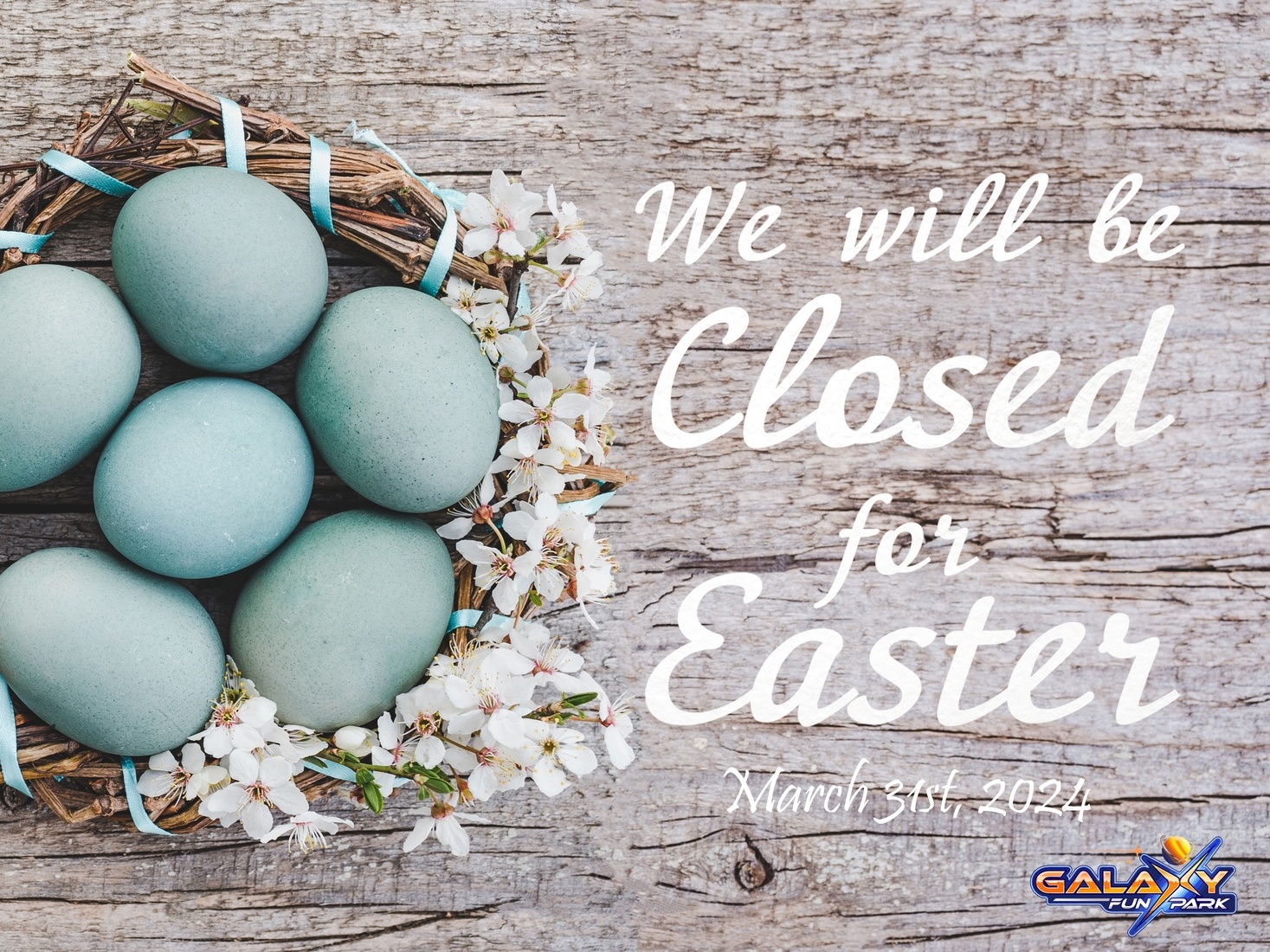 Closed Easter 2024